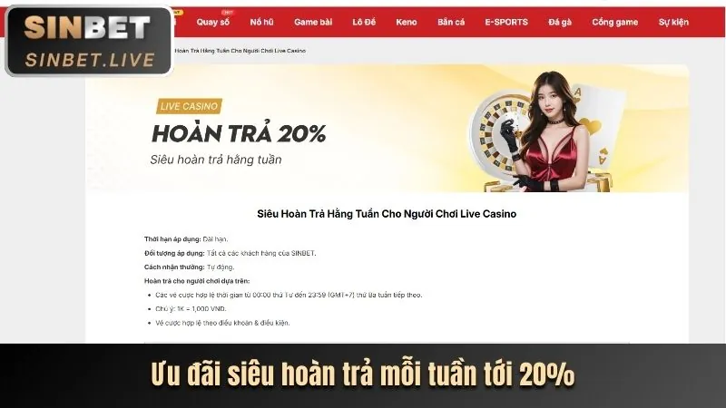 Giá trị tiền thưởng cao